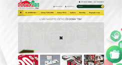 Desktop Screenshot of domatra.sk